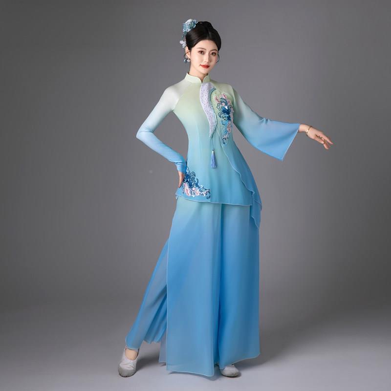 2026古典服蹈演出服伞场舞扇舞子秧歌服艺WUS考广舞中国风女套舞