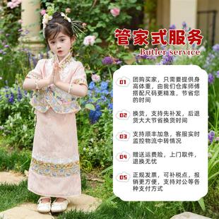 女童旅游傣族演出服公主裙少数民族风西双版纳旅拍异域风夏季新款