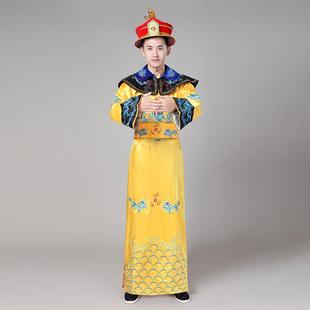 古装清朝皇帝龙袍满族皇上戏服年会表演皇宫剧影视写真演出服装男