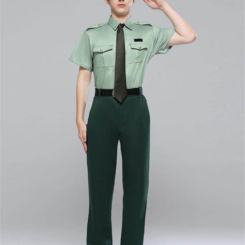 男女同款套装成人军装礼服仪仗队制服舞台表演服大合唱演出服弹力