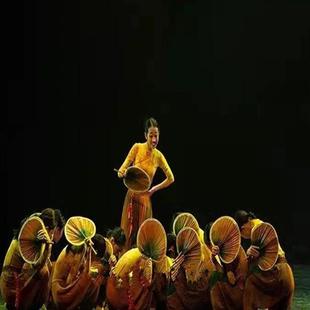 稻花香两岸演出服红色记忆经典舞蹈服致敬袁隆平风吹稻花香群舞服