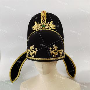 新款李白帽子唐制宋制幞头戏曲乌纱帽古装汉服帽子新郎帽官帽