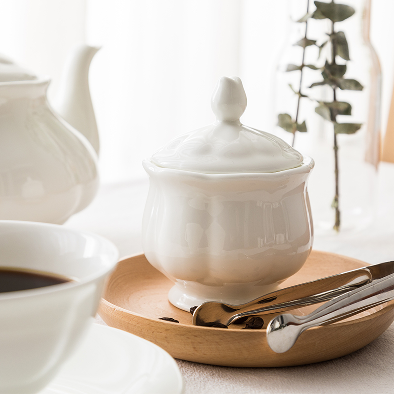 英式咖啡复古骨瓷罐子家用糖缸