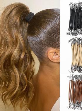 10pcs BPonytail For Women Rubber Elastic Hook Hair Bands