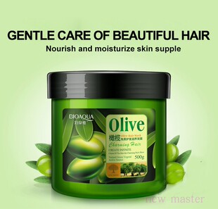 Olive Oil Hair Mask Conditioner 橄榄免蒸护发膜焗油膏护发素