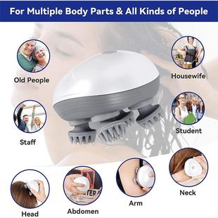 Massager Scalp Wireless Waterproof Muscle Electric Pet Head