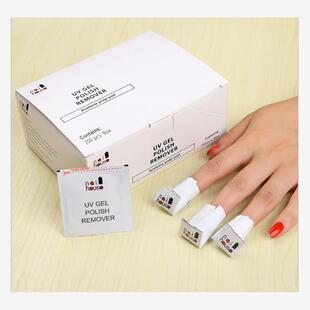 UV Gel Nail Polish Remover Cleanser Removal Wraps Pusher