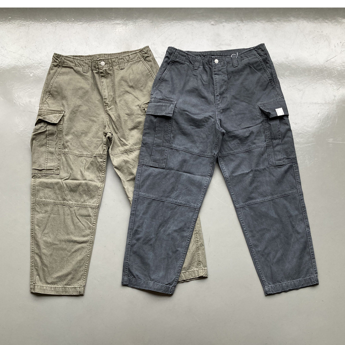 美式重磅洗水做旧帆布面料宽松多口袋工装休闲裤男,男装,休闲裤,淘宝优惠券,粉丝福利购,淘宝优惠卷