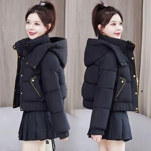 女士短款棉服2025冬季新款小个子棉衣显瘦面包服宽松加厚棉袄外套