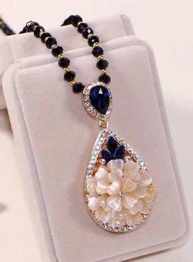 毛衣链圆珠链女士百搭气质