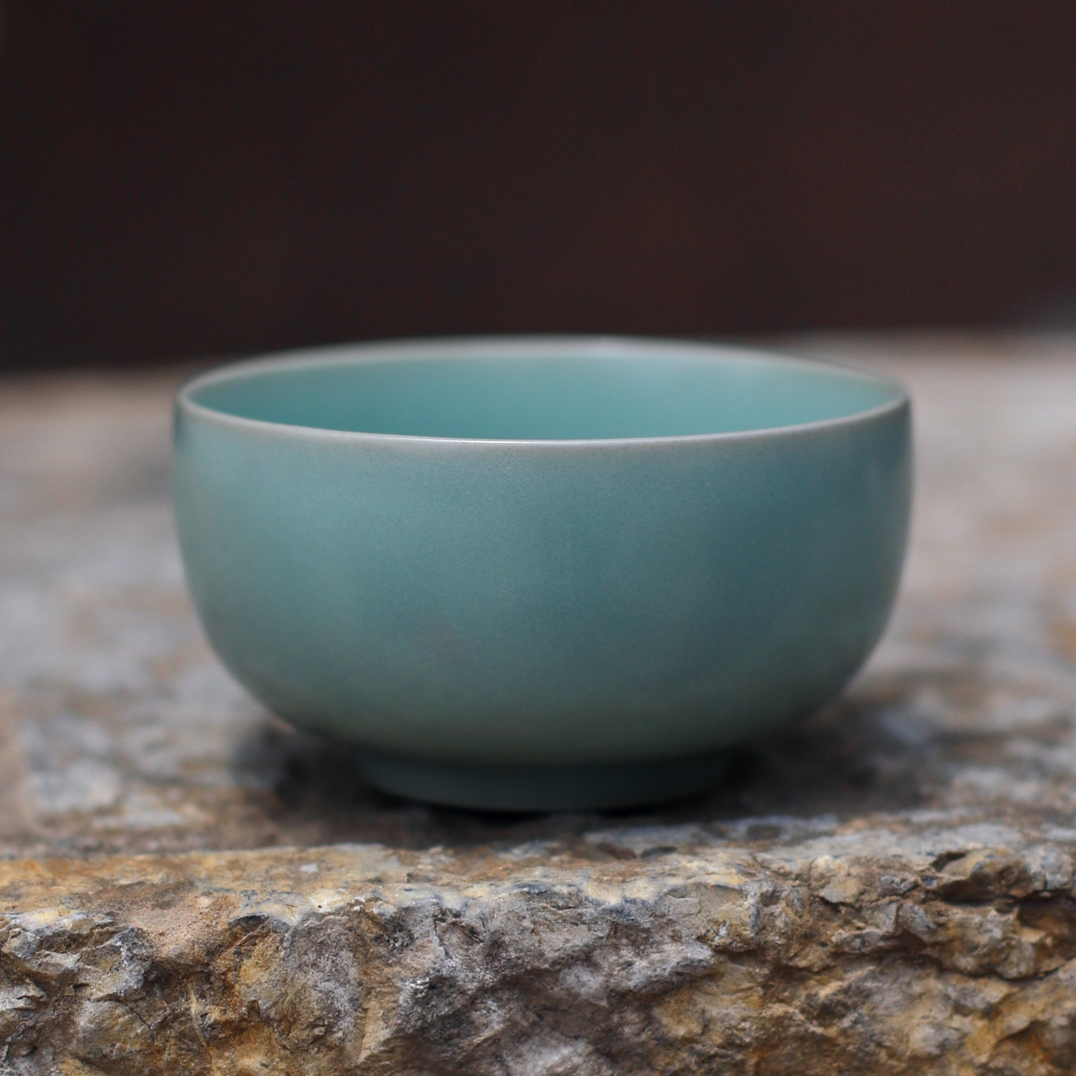 汝窑小茶杯茶碗陶瓷泡茶杯子汝瓷品茗杯开片单杯茶盏主人杯北宋