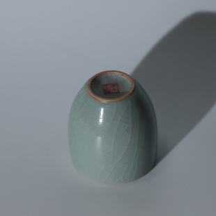 朱文立大师粉青釉汝瓷主人杯