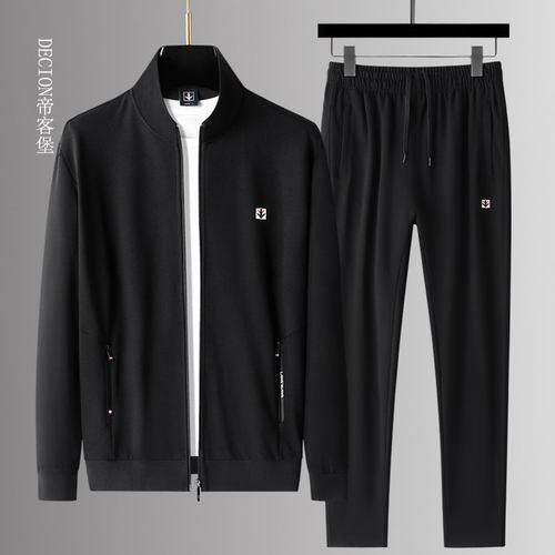 秋冬卫衣套装加绒高端中年