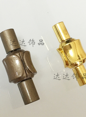皮绳周家同款金属手链扣