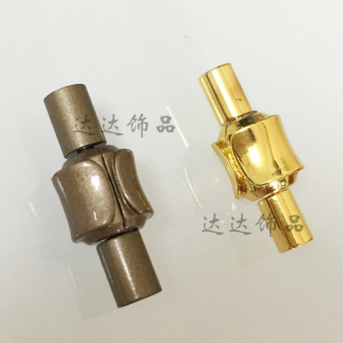 皮绳周家同款金属手链扣