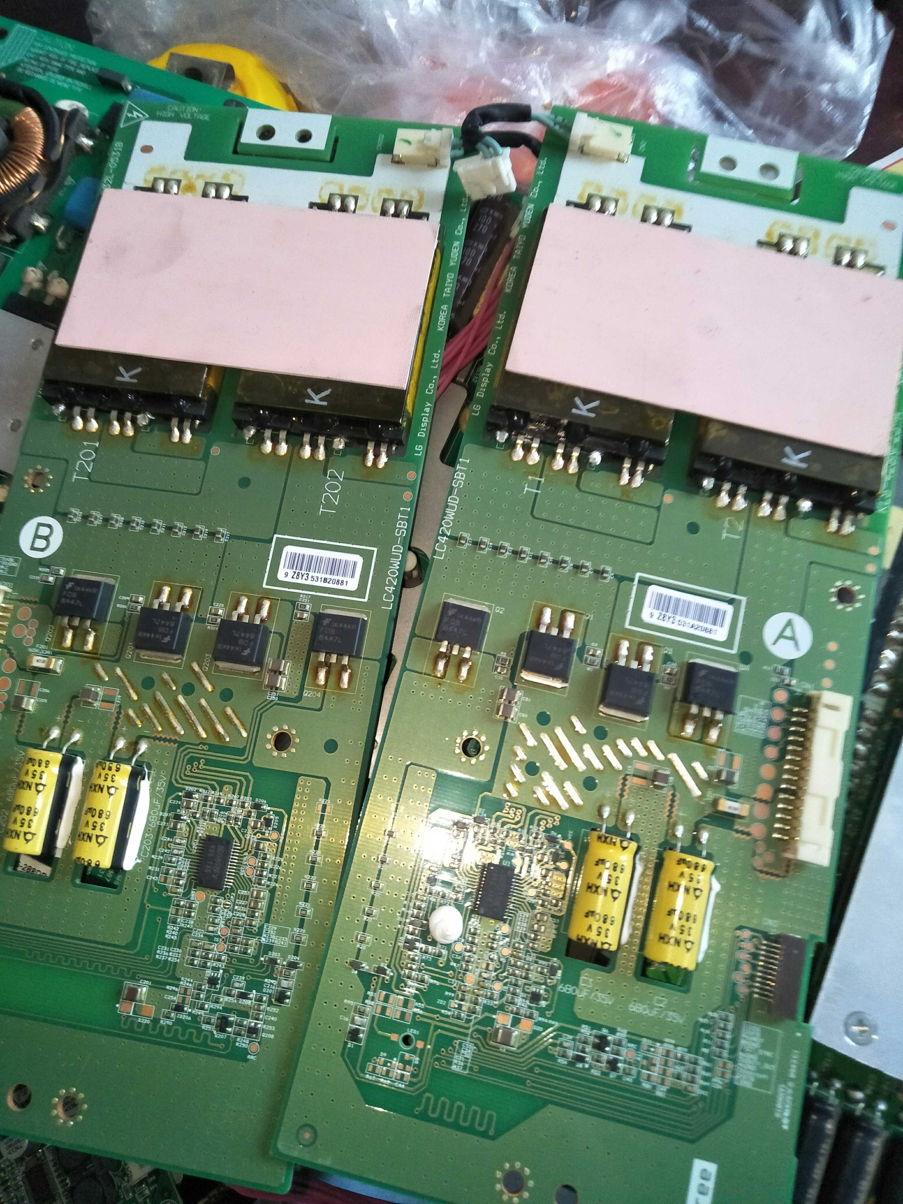 原装海尔 LS42T3 高压板 6632L-0531A  6632L-0531B 屏LC420WUD