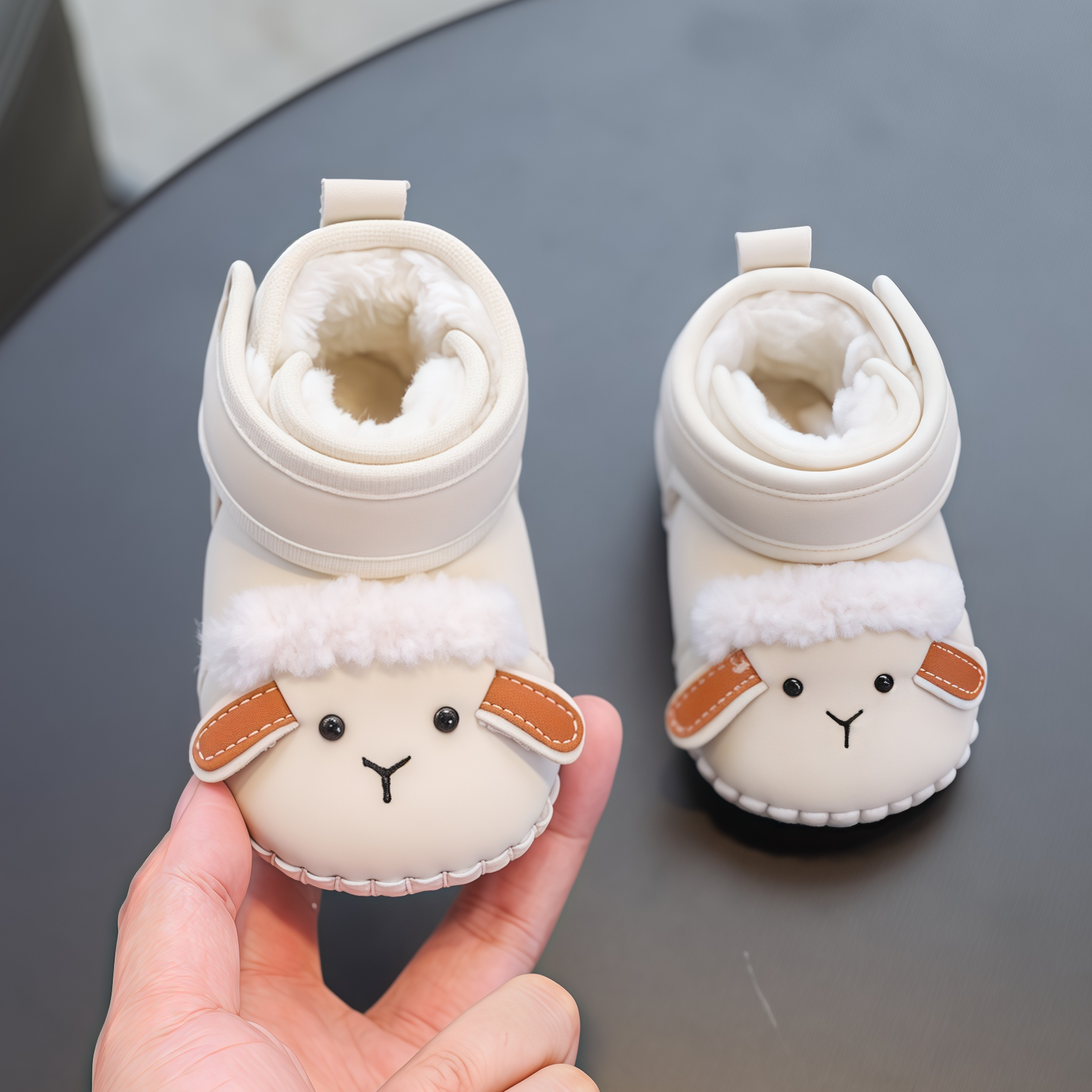 婴儿棉鞋加厚保暖学步鞋