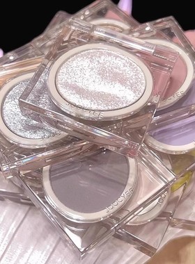 Joocyee酵色单色眼影盘m116哑光紫色珠光黑色显色霓虹亮片新款女