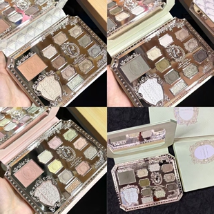 colorrose眼影综合盘牛郎爆钻闪高光眼影眼线腮红1090苔藓绿宝石