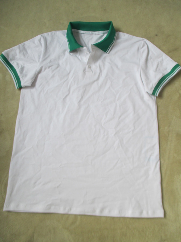 绿色校服绿领中小学生夏季白杠校裤韩版短袖t恤翻领班服运动裤