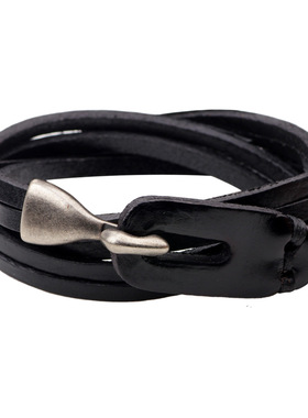 朋克时尚真皮男女手链