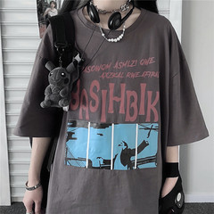 Real shot bear short sleeve t-shirt female 2021 new loose Korean inschao brand yuansufeng chic half sleeve top