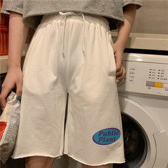 Real shot of women in loose casual shorts