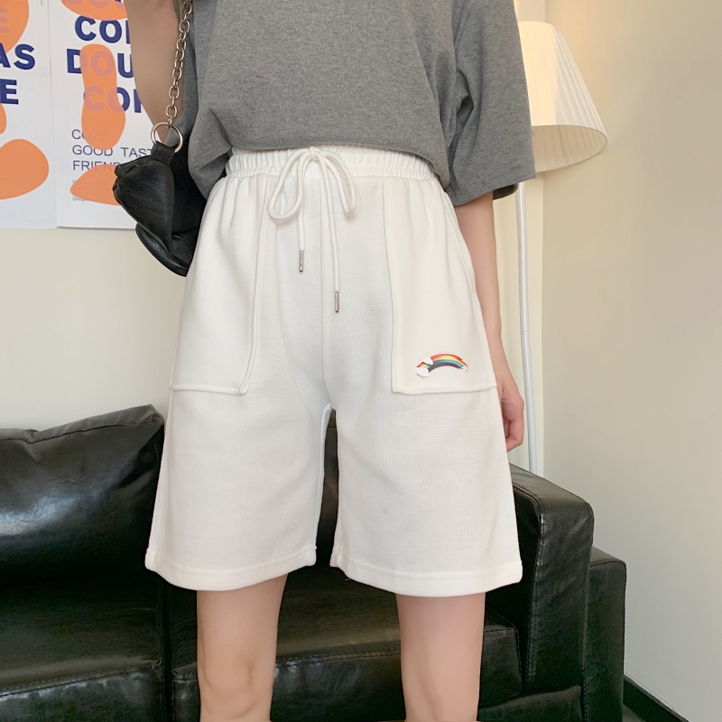 Photo shorts high waist sports pants Harlan casual pants women's hot pants