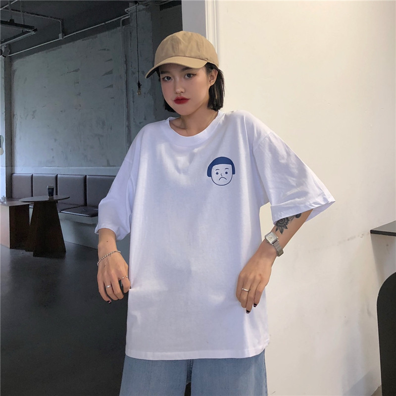 Real photo 2021 new short sleeve T-shirt for women