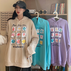 Real shot thin sweater women's loose Korean lazy style top