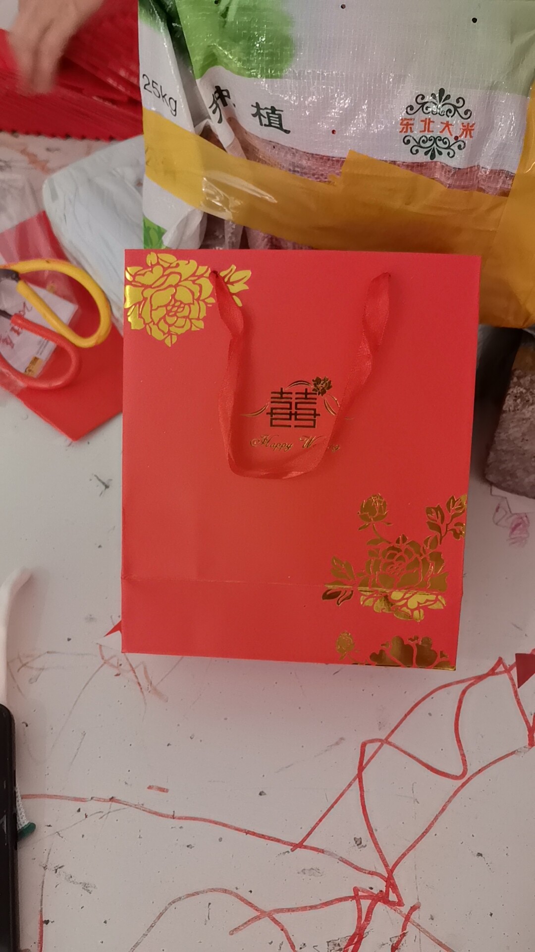 结婚回礼品袋喜糖袋礼盒