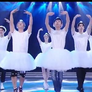 四小天鹅男搞笑版成人年会舞演出服装男芭蕾表演服天鹅湖舞蓬蓬裙