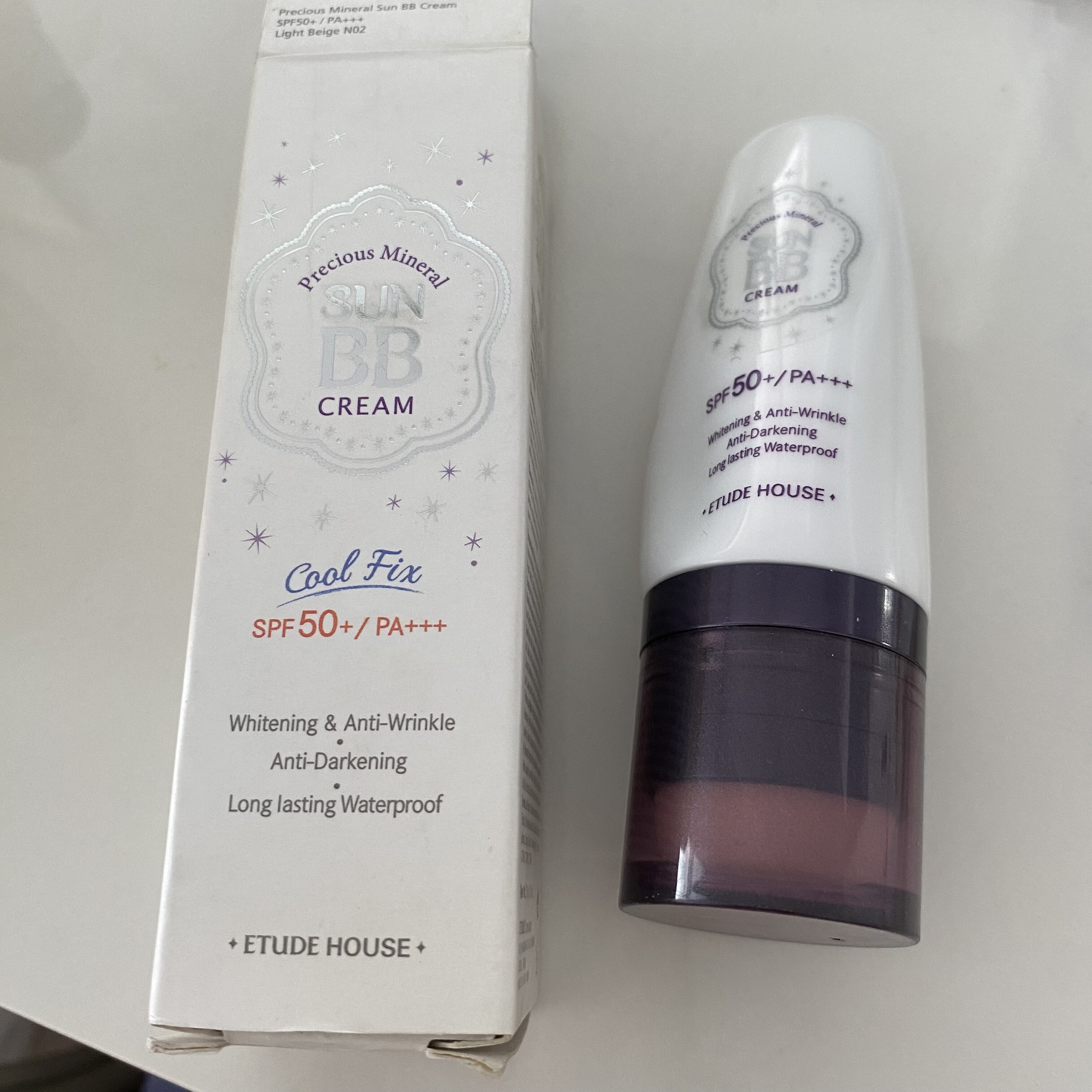 有盒无期实到26.12身体扁不影响 爱丽小屋珍珠海绵BB霜N02 35g