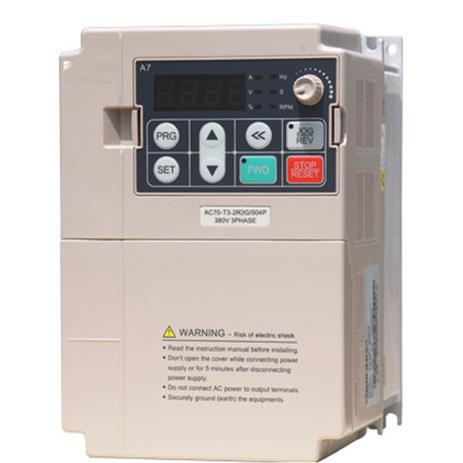 AC70-T/S2-05G  单相转三相变频器220V 5KW 适配电机5KW
