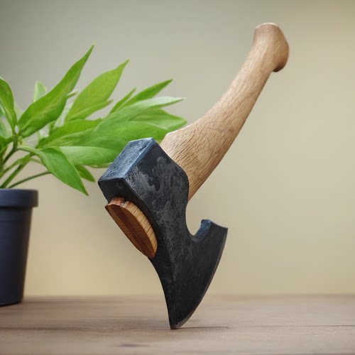 行星工坊全钢锻打雕刻斧头伐木bc户外露营地斧木工专用斧子手斧