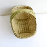 Чистая рука -приготовленная рука бамбуковая корзина, плетение бамбука, корзина, защита от окружающей среды для корзины корзины корзина корзины для корзины корзины с фруктами бамбука бамбука