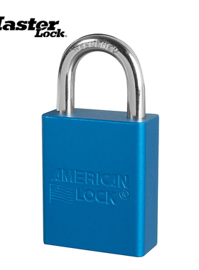 玛斯特Masterlock铝挂锁-蓝色A1105KABLU