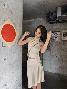 半身裙蕾丝衬衫 四件套女夏季 2024年新款 上衣套装 家sd 汤元 新中式