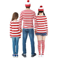 Where's Wally's smart Wally cosplay costume for Children's Day on June 1st thumbnail 5