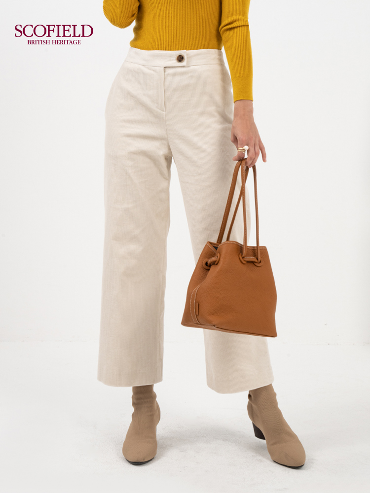 Vipshop will sell new spring products commuting simple pure color cotton fabric elegant high waist thin wide leg pants trousers