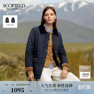 简约风菱格绗缝棉服外套 Scofield女装 3M新雪丽
