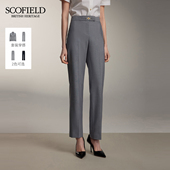 防UV 2026春季 Scofield女装 直筒长裤 新品 简约风通勤西装