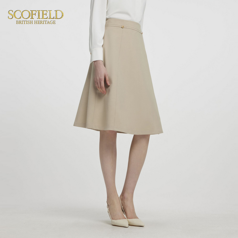 SCOFIELD优雅大气A字半身裙