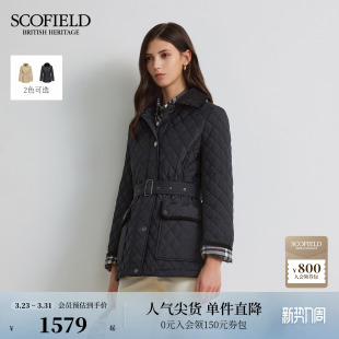 轻复古风灯芯绒翻领棉服 Scofield女装 3M新雪丽