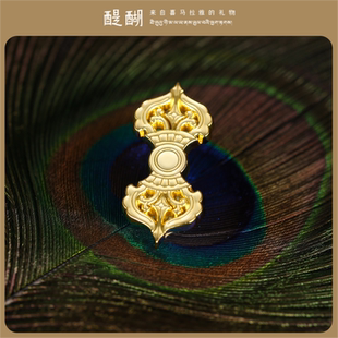 金刚杵 胸章徽章西藏白居寺壁画系列佛系胸针小众