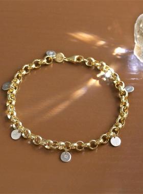 真言系列 六字真言银镀金手链 醍醐xZEEMOU ZENG原创设计