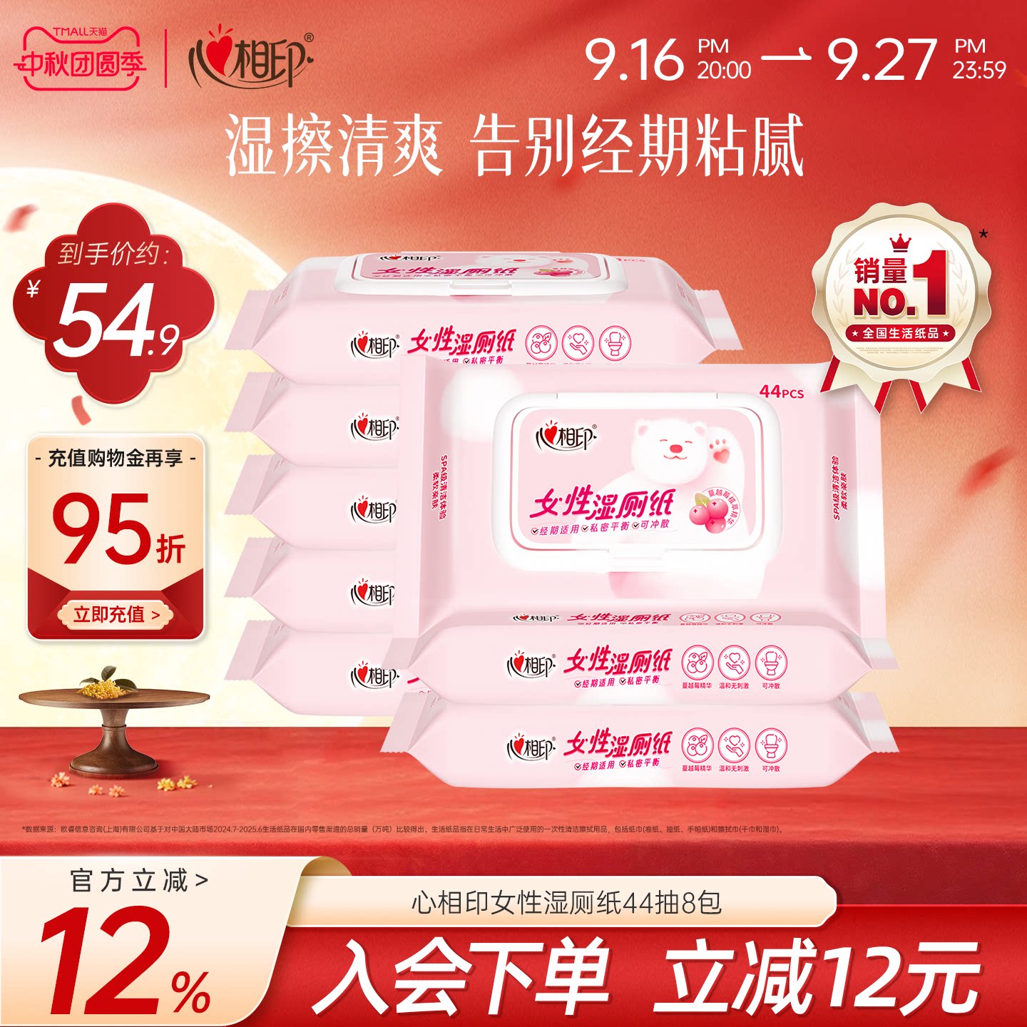 湿厕纸心相印告别经期粘腻图片