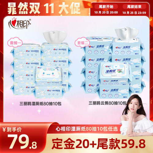 心相印湿厕纸实惠装10包