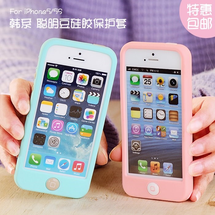 Æ»¹ûSEÊÖ»ú¿Çiphone5s¹è½º±£»¤Ì×Èí¿Ç5º«¹ú¿É°®´ÏÃ÷¶¹³±Å®·Àˤ¿Ç