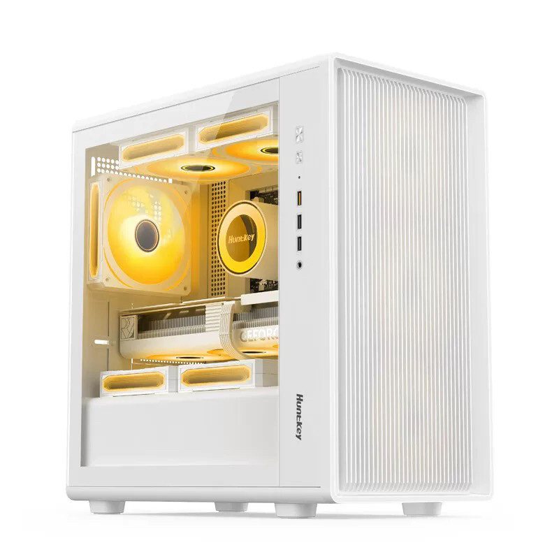 航嘉机箱G63 MINI小战戟 精致紧凑侧透台式电脑 支持MATX 240水冷图片